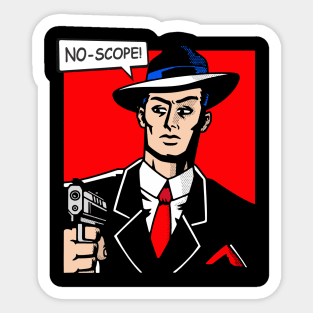 no-scope pop 3 Sticker